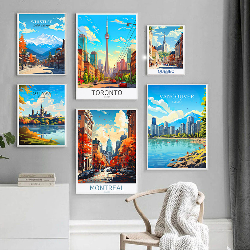Home Decor Vancouver - Canvas Painting Wall Art Picture Ottawa