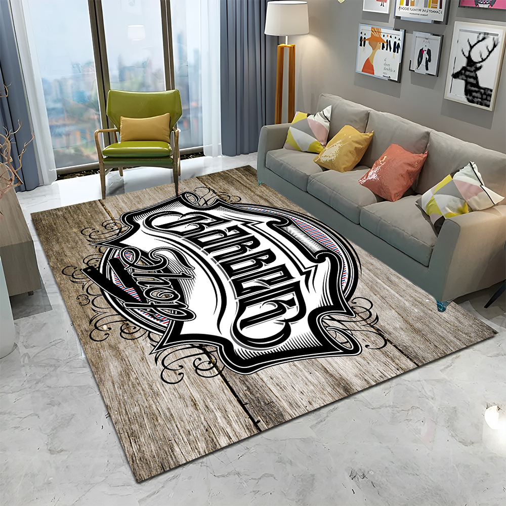 Home Decor Online Shopping - 3D Barber Shop Skull Vintage Sign