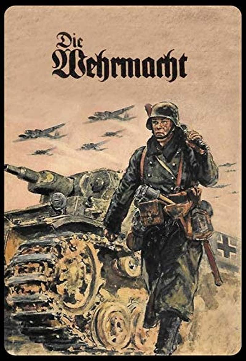 Germany Home Decor - HOUVSSEN Metal Tin Sign, 8 x