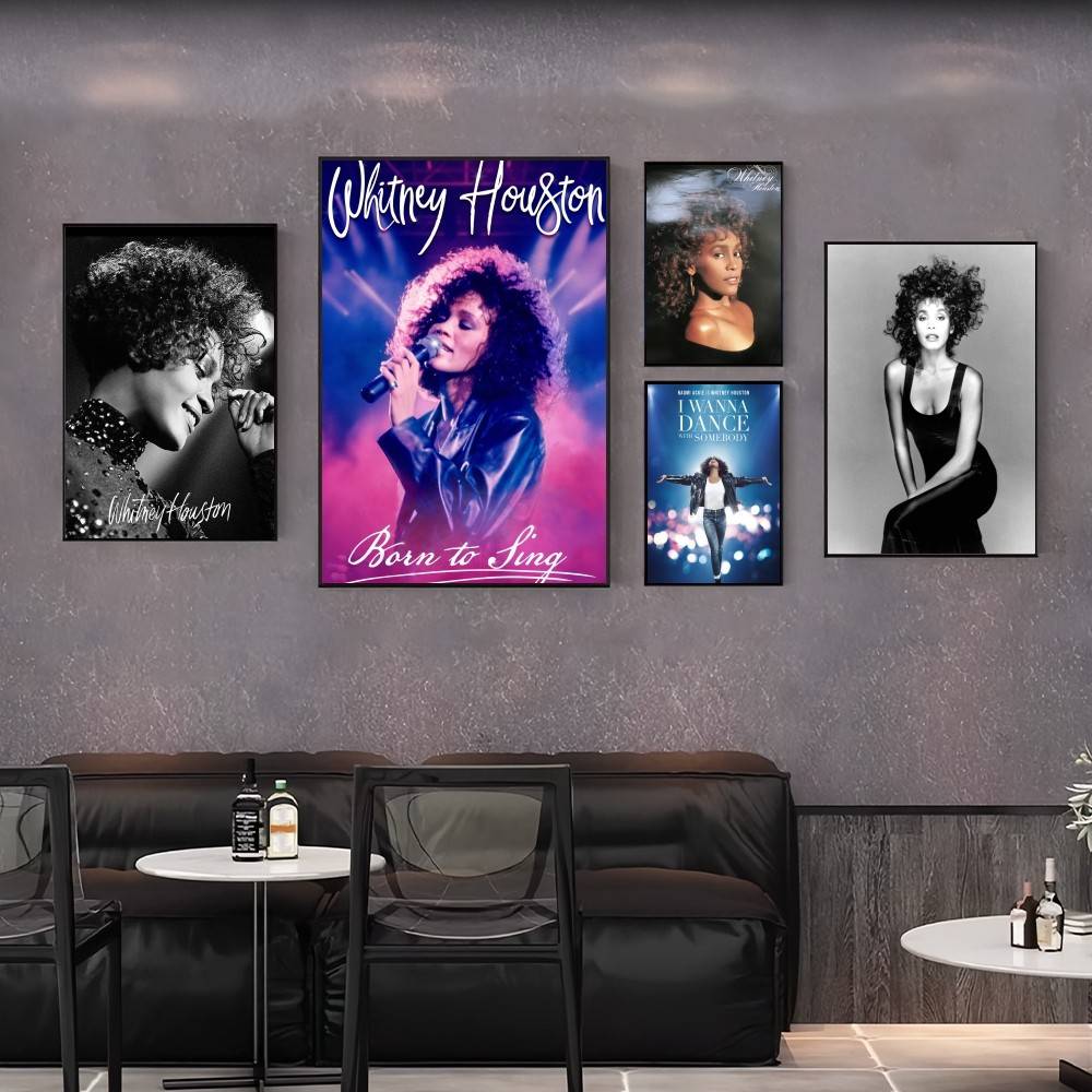 Home Decor Houston - Singer Whitney Houston Poster Gallery Home