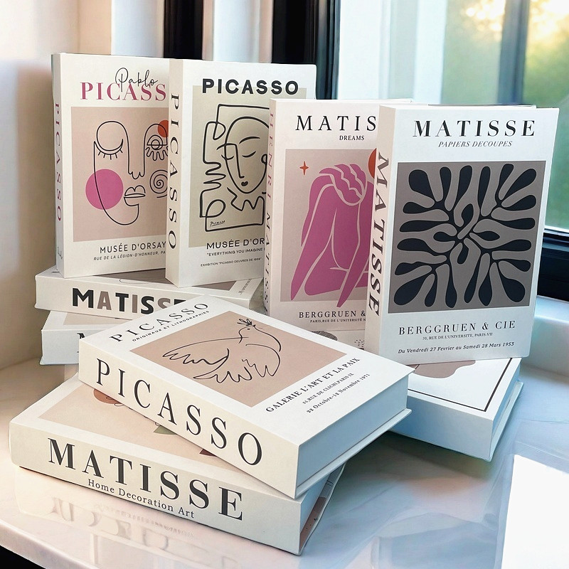 Home Decor Catalog - Matisse Fake Books For Decoration Storage