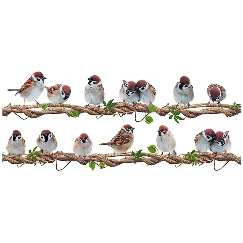 Home Decor Aesthetic Pinterest - A Row of Birds Standing on