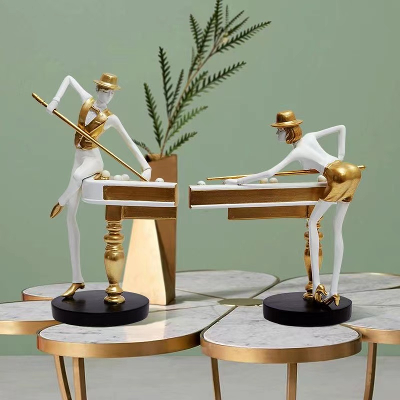 Home Decor Catalog - Nordic Billiard Resin Ornament, Home Decor