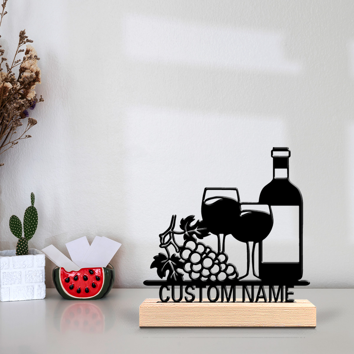 Home Decor Frames - 1pc Fun Personalized Custom Wine glass