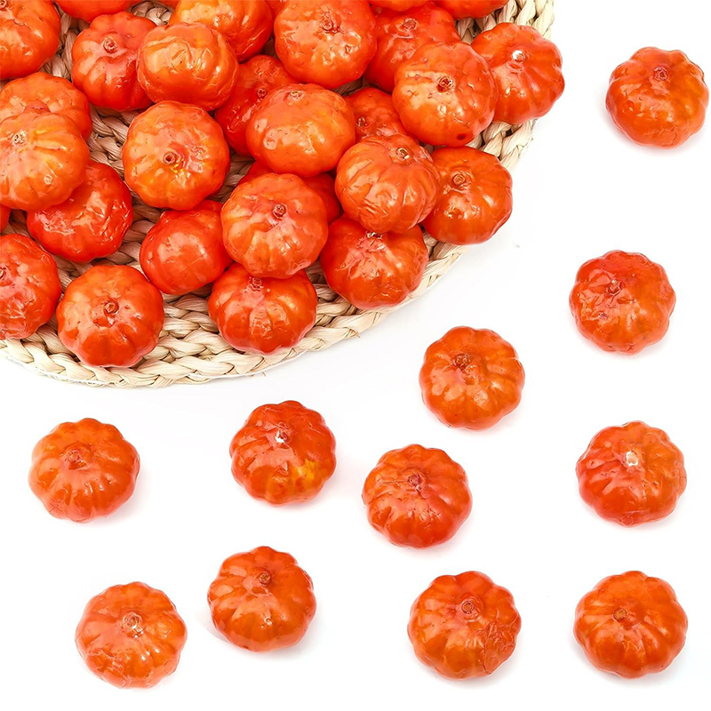 Home Decor Center - 20/30Pcs Mini Pumpkin Plastics Artificial Vegetable