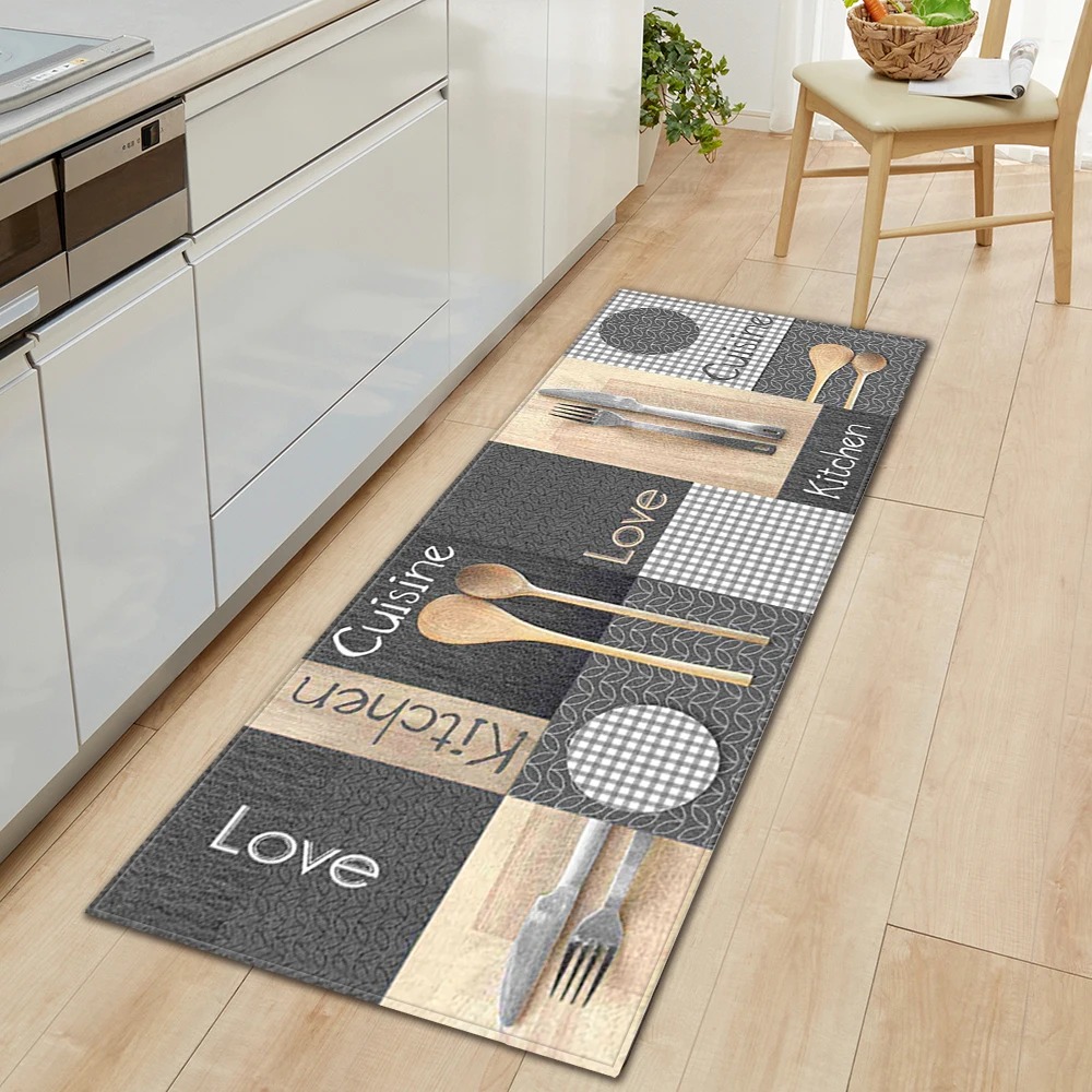 Home Decor Online Free - Kitchen Floor Mat Anti-slip Carpet Tableware
