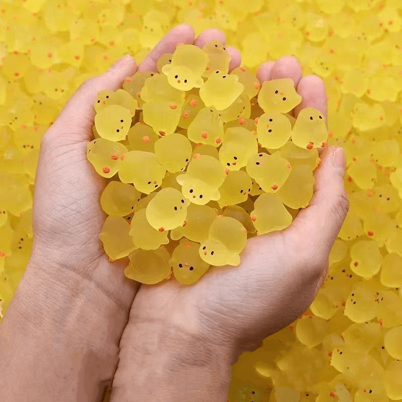 Home Decor Aesthetic Pinterest - 10-30PCS Mini Fluorescence Chicken Moss Toy
