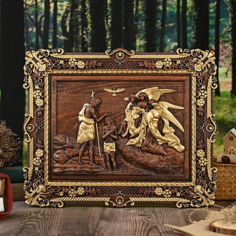 Handcrafted Wooden Relief Wall - Home Decor Frames のレビューと価格