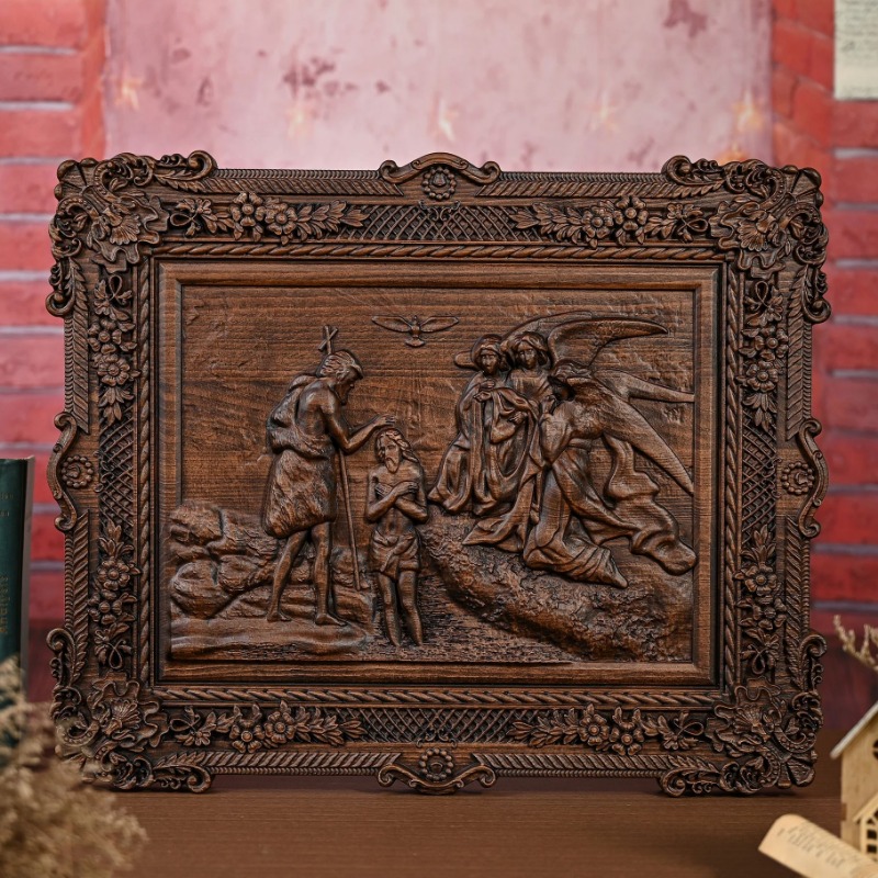 Handcrafted Wooden Relief Wall - Home Decor Frames のレビューと価格
