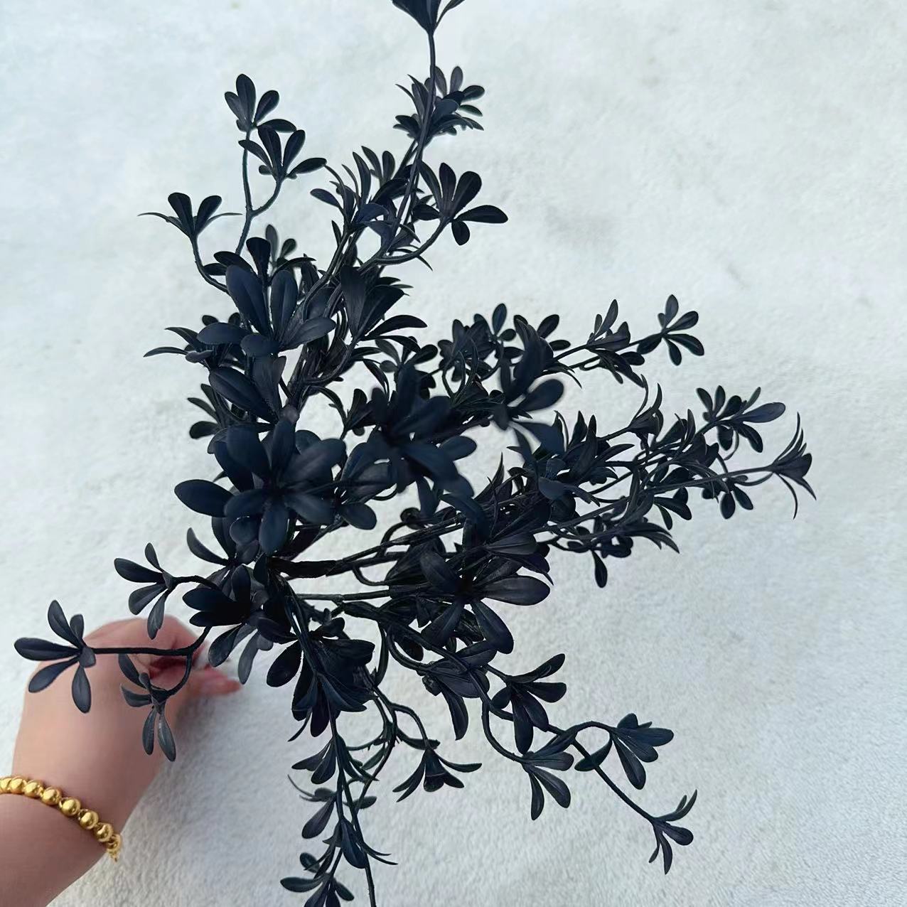 Black Halloween Artificial Flo - Home Decor Event のレビューと価格