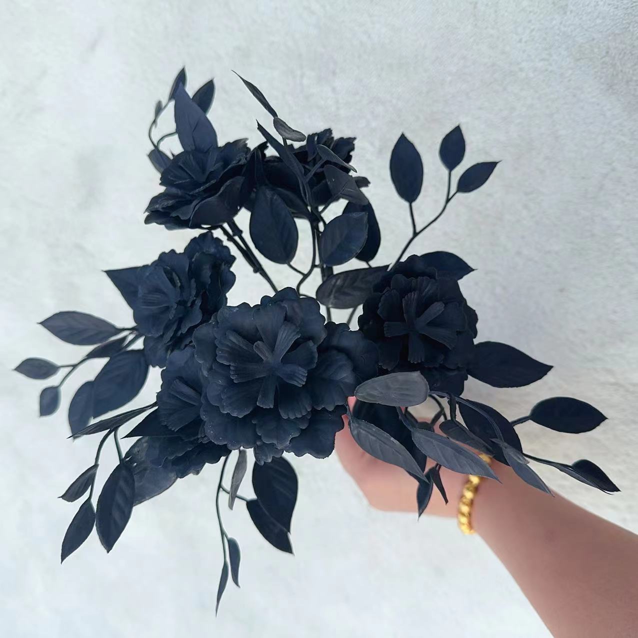 Black Halloween Artificial Flo - Home Decor Event のレビューと価格