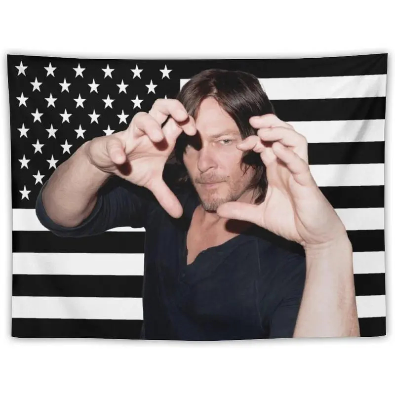 VIKAMA Daryl Dixon USA Flag Ta - Home Decor Usa のレビューと価格