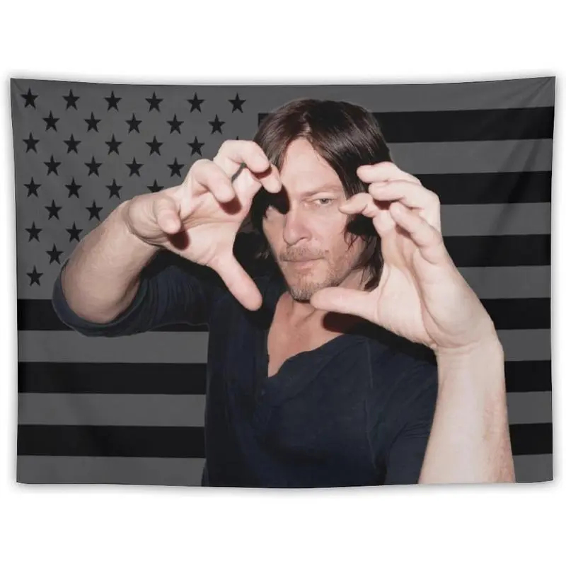 VIKAMA Daryl Dixon USA Flag Ta - Home Decor Usa のレビューと価格