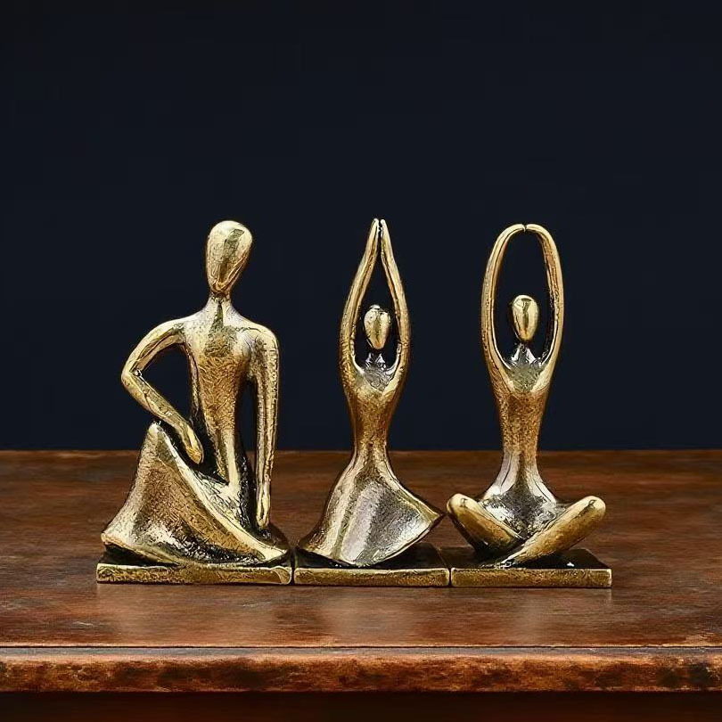 Brass Yoga Girl Statue Home De - Home Decor Aesthetic Pinterest のレビューと価格
