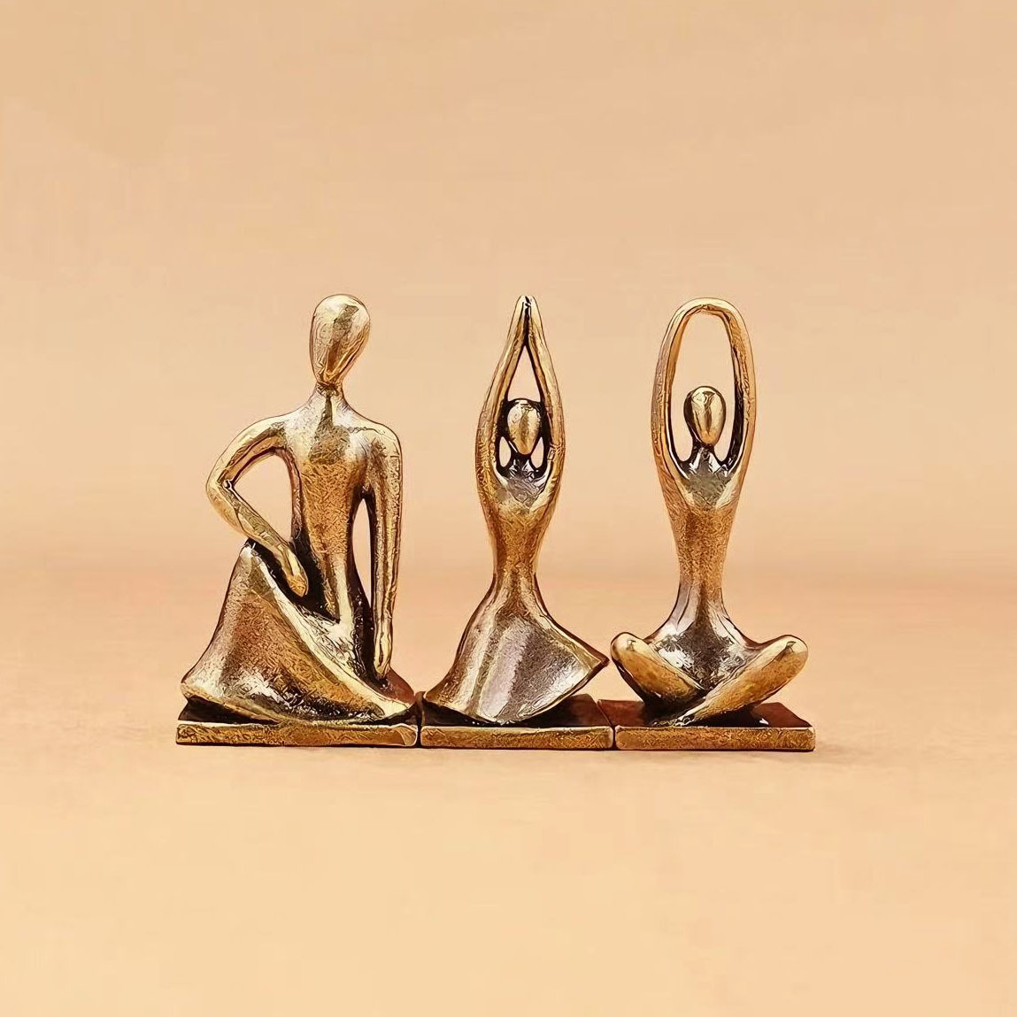 Brass Yoga Girl Statue Home De - Home Decor Aesthetic Pinterest のレビューと価格