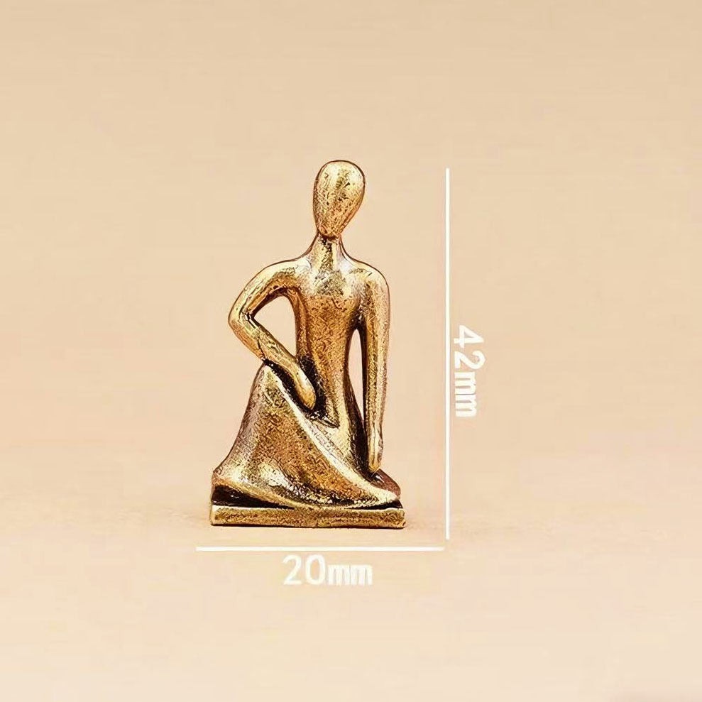 Brass Yoga Girl Statue Home De - Home Decor Aesthetic Pinterest のレビューと価格