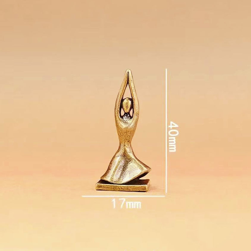 Brass Yoga Girl Statue Home De - Home Decor Aesthetic Pinterest のレビューと価格