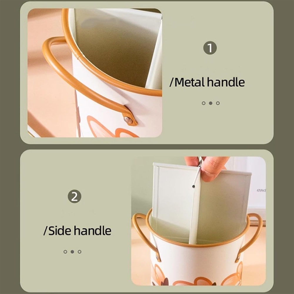 Retro Tableware Storage Bucket - Home Decor Retro のレビューと価格