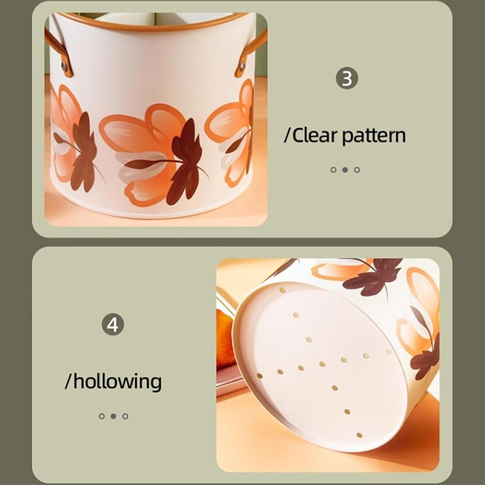 Retro Tableware Storage Bucket - Home Decor Retro のレビューと価格