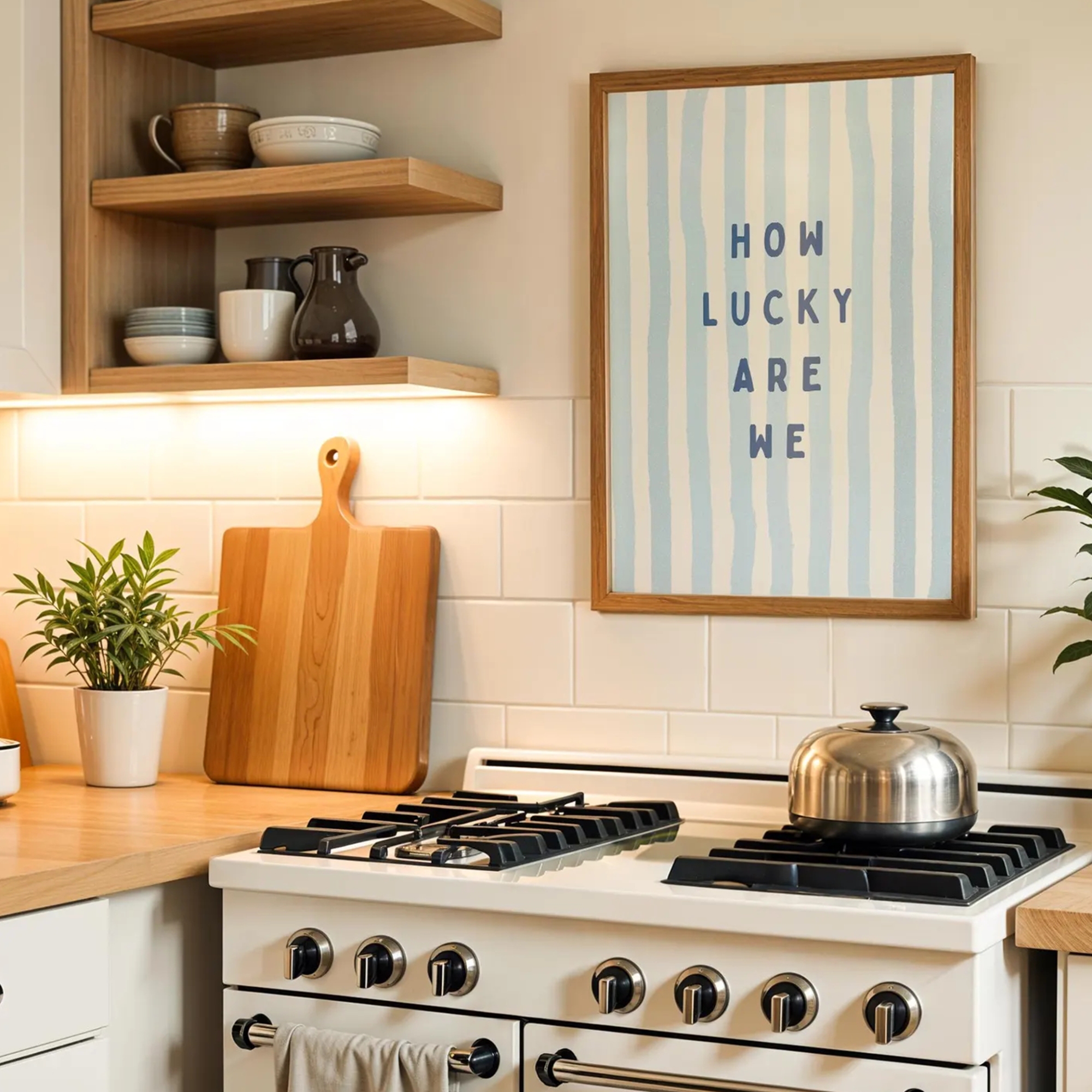 How Lucky Are We Coastal Cowgi - Home Decor Nepal のレビューと価格