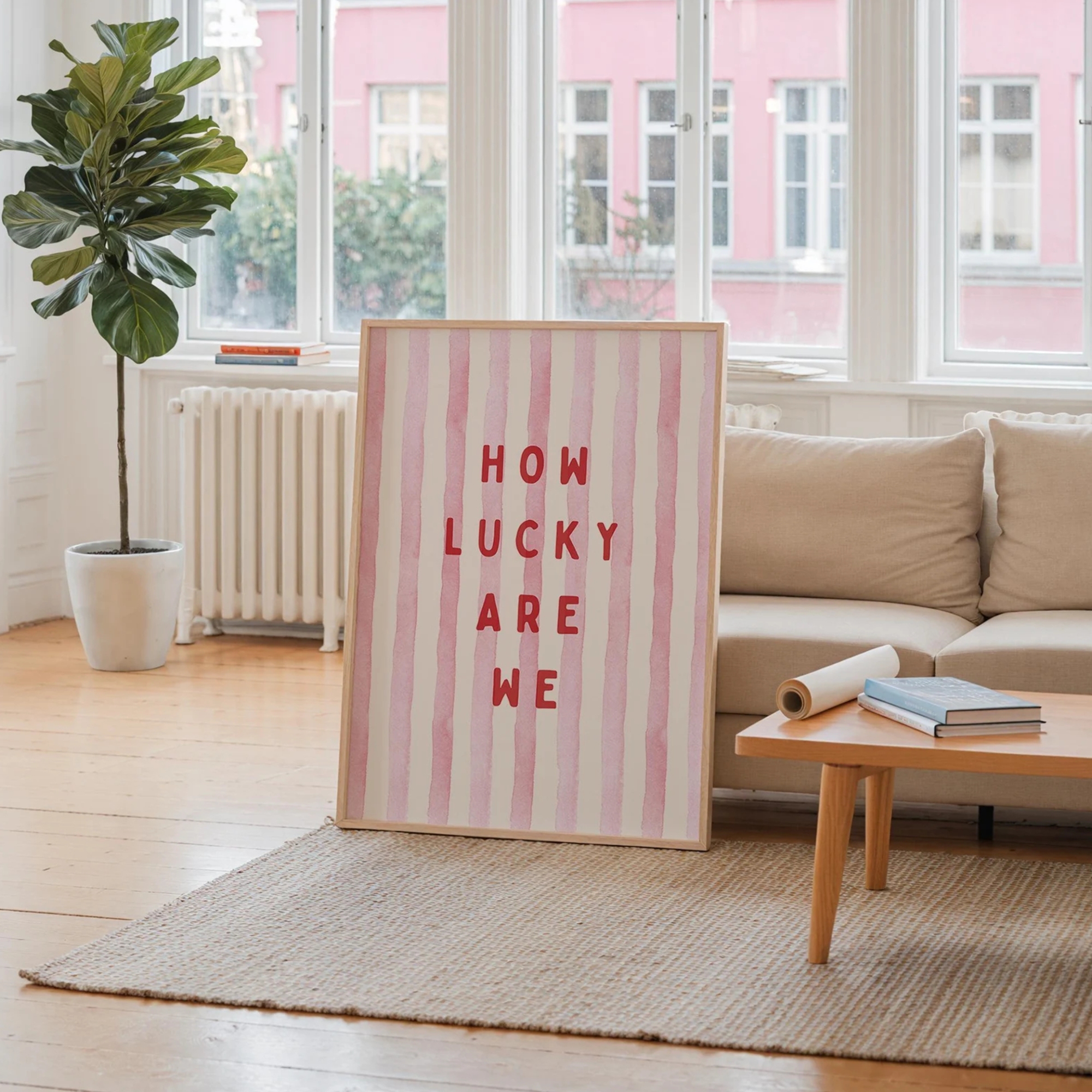 How Lucky Are We Coastal Cowgi - Home Decor Nepal のレビューと価格