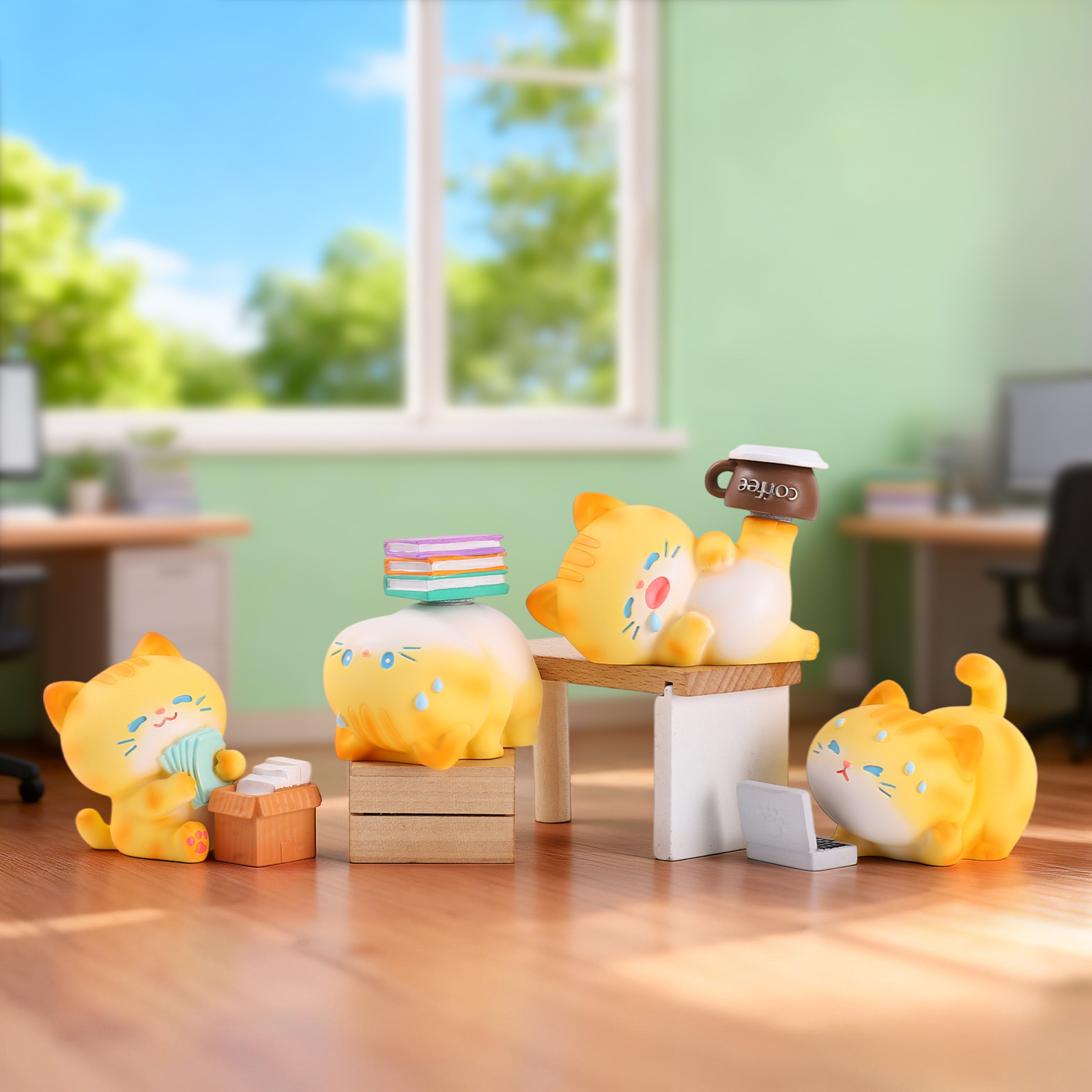 Blind Box Cartoon Orange Cat R - Home Decor Orange のレビューと価格
