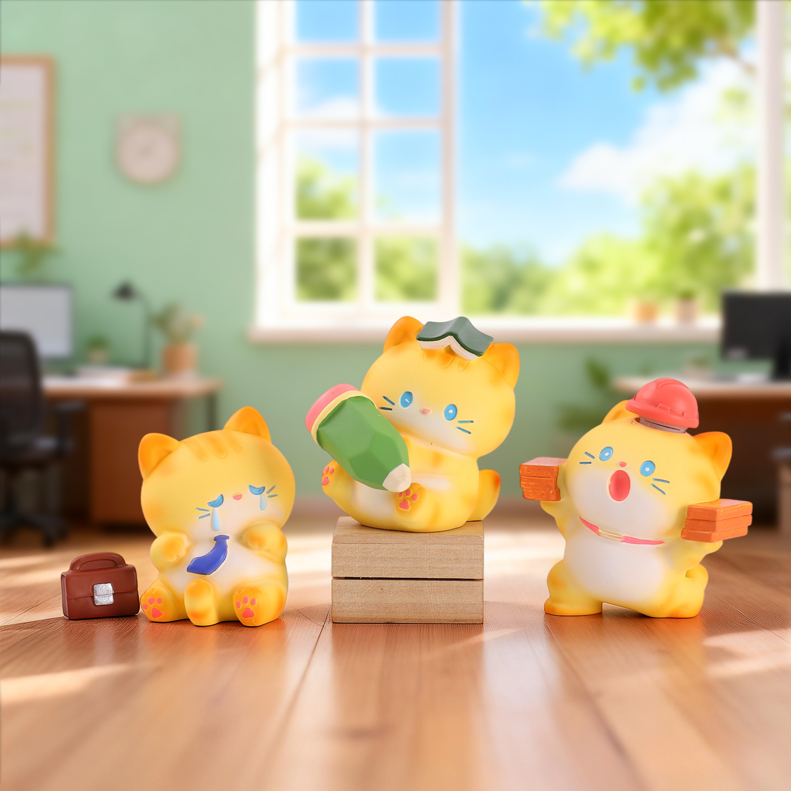 Blind Box Cartoon Orange Cat R - Home Decor Orange のレビューと価格