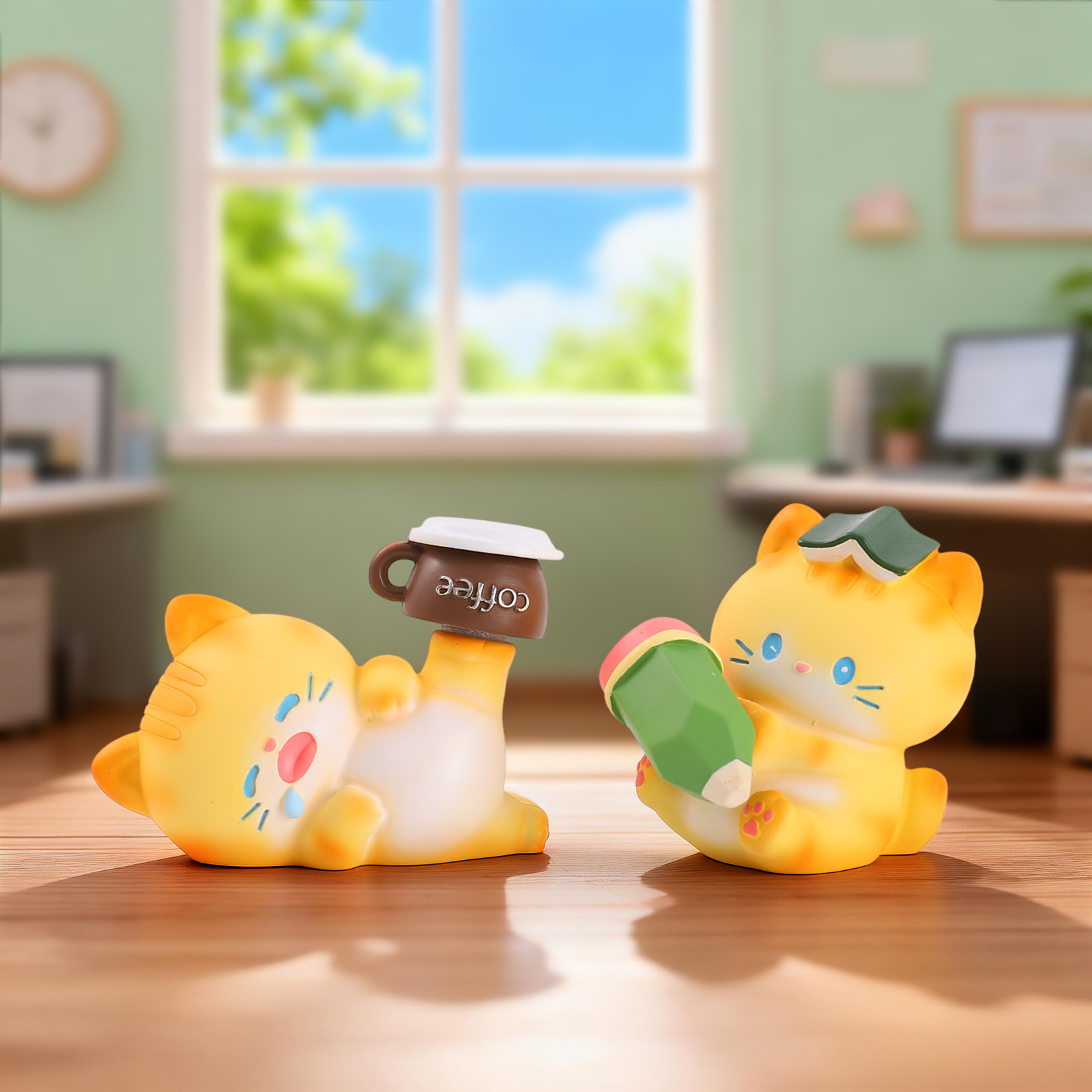 Blind Box Cartoon Orange Cat R - Home Decor Orange のレビューと価格