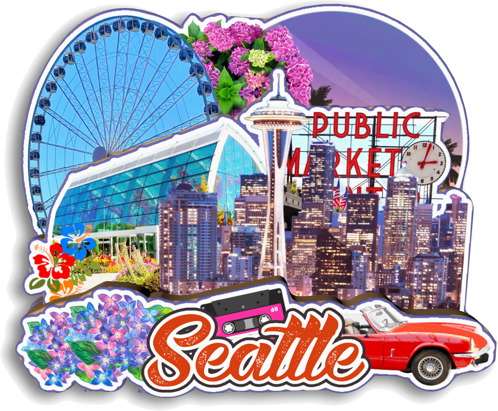 Alaska Seattle Lake Tahoe Maui - Home Decor Usa のレビューと価格