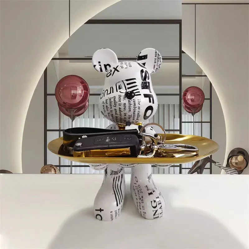 21cm Graffiti Bear Ornament Fi - Home Decor Aesthetic Pinterest のレビューと価格