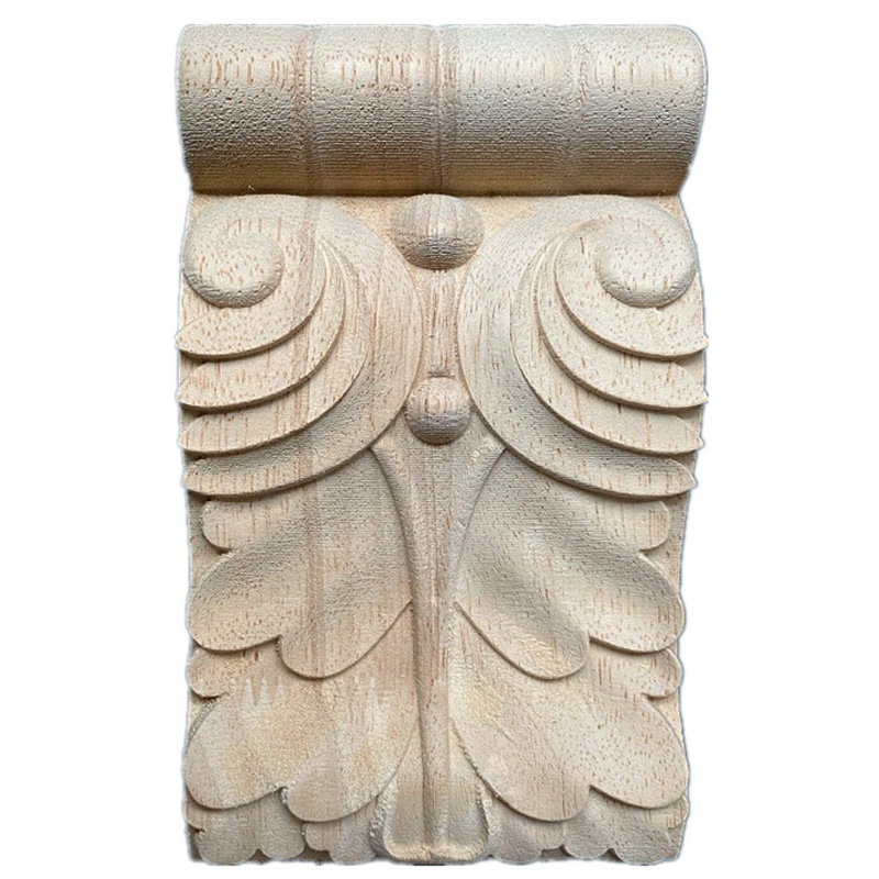 Wood Applique Carving Lines Wo - Home Decor Retro のレビューと価格