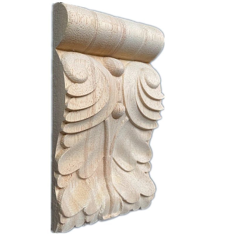 Wood Applique Carving Lines Wo - Home Decor Retro のレビューと価格