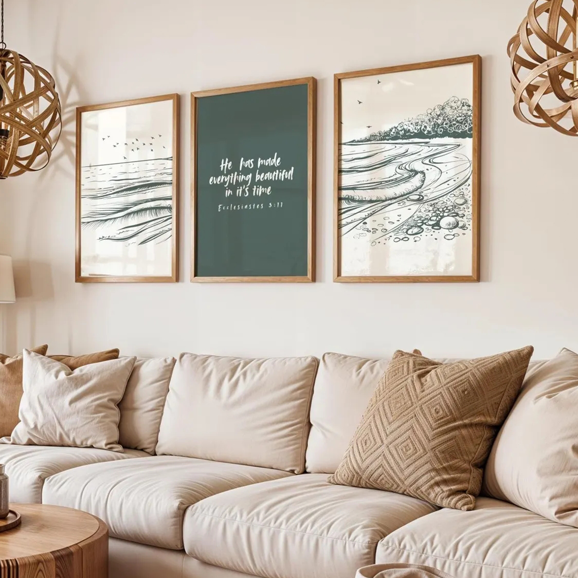 Minimalist Bible Verse  Script - Home Decor Nepal のレビューと価格