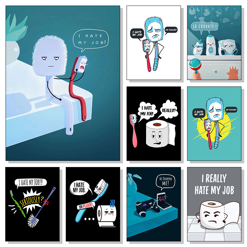 Funny Toothbrush I Hate My Job - Home Decor Jobs のレビューと価格