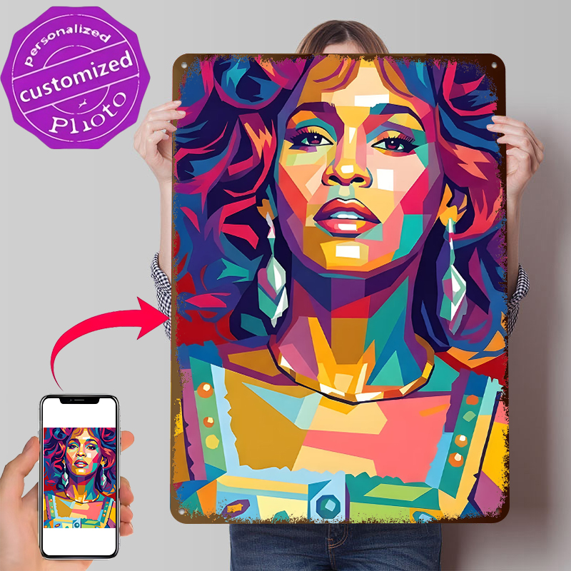 Whitney Houston Metal Poster W - Home Decor Houston のレビューと価格