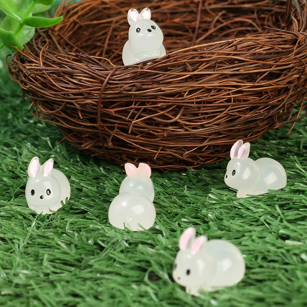 50/2Pcs Mini Glow Rabbit Ornam - Home Decor Aesthetic Pinterest のレビューと価格