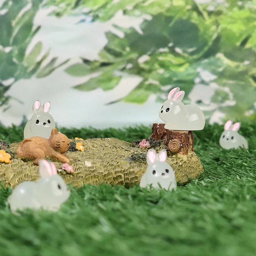50/2Pcs Mini Glow Rabbit Ornam - Home Decor Aesthetic Pinterest のレビューと価格