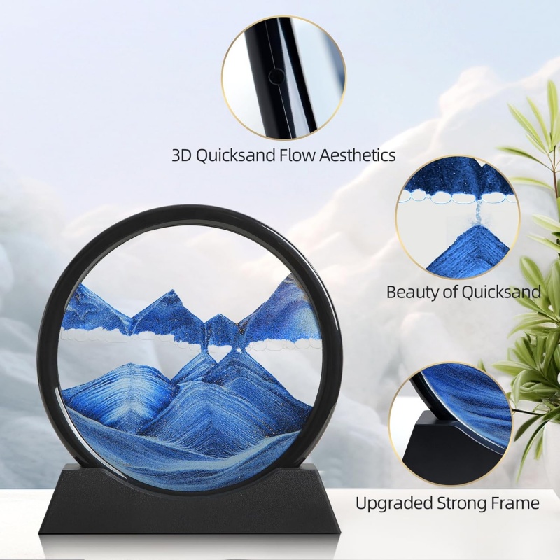 3D Hourglass Quicksand Moving  - Home Decor Aesthetic Pinterest のレビューと価格