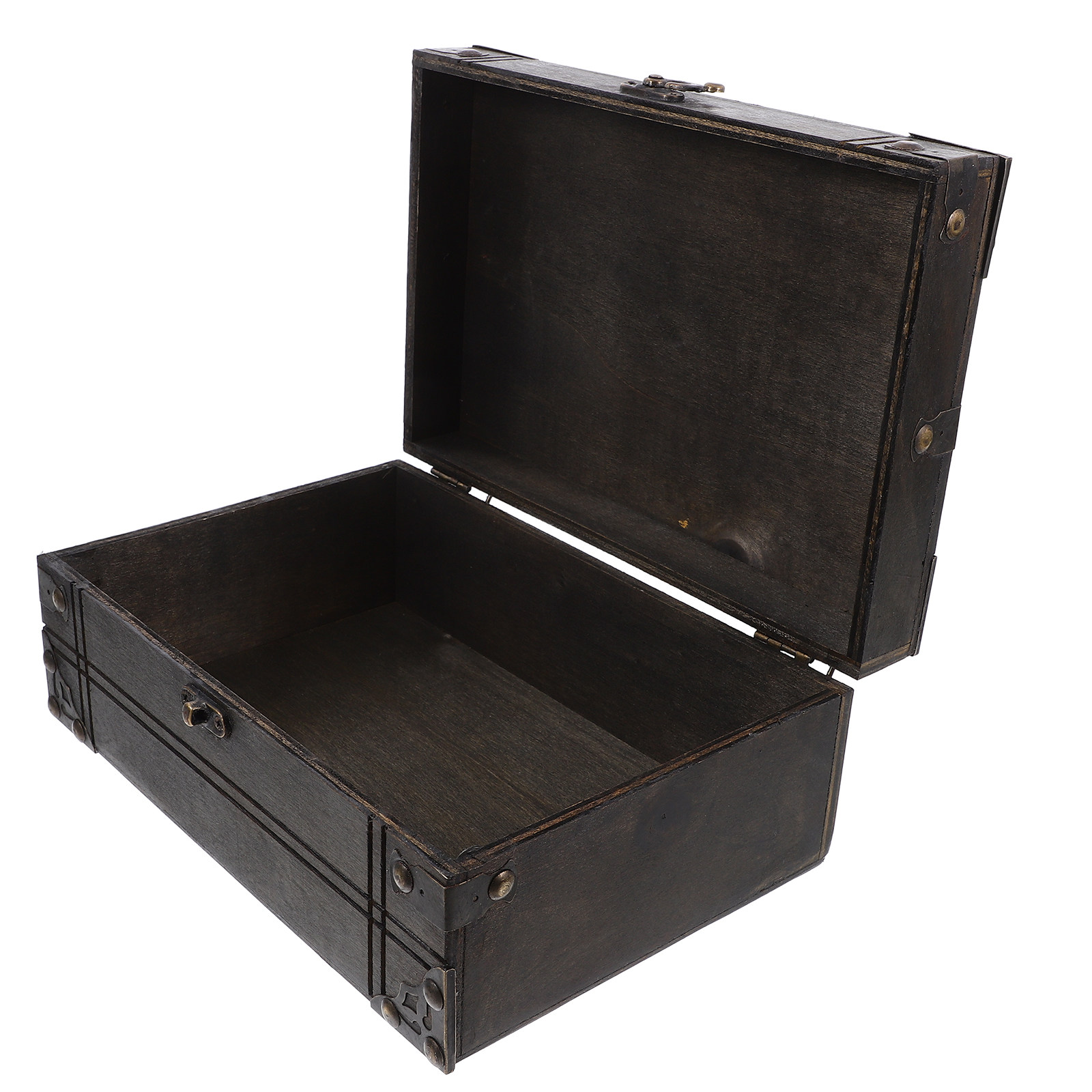 Vintage Wooden Treasure Box Re - Home Decor Retro のレビューと価格