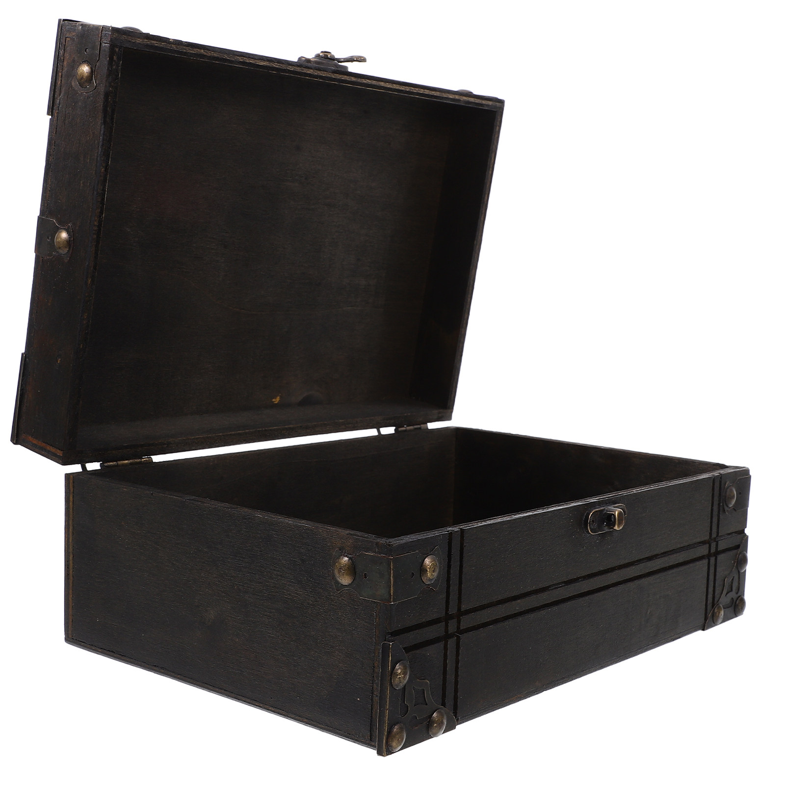 Vintage Wooden Treasure Box Re - Home Decor Retro のレビューと価格