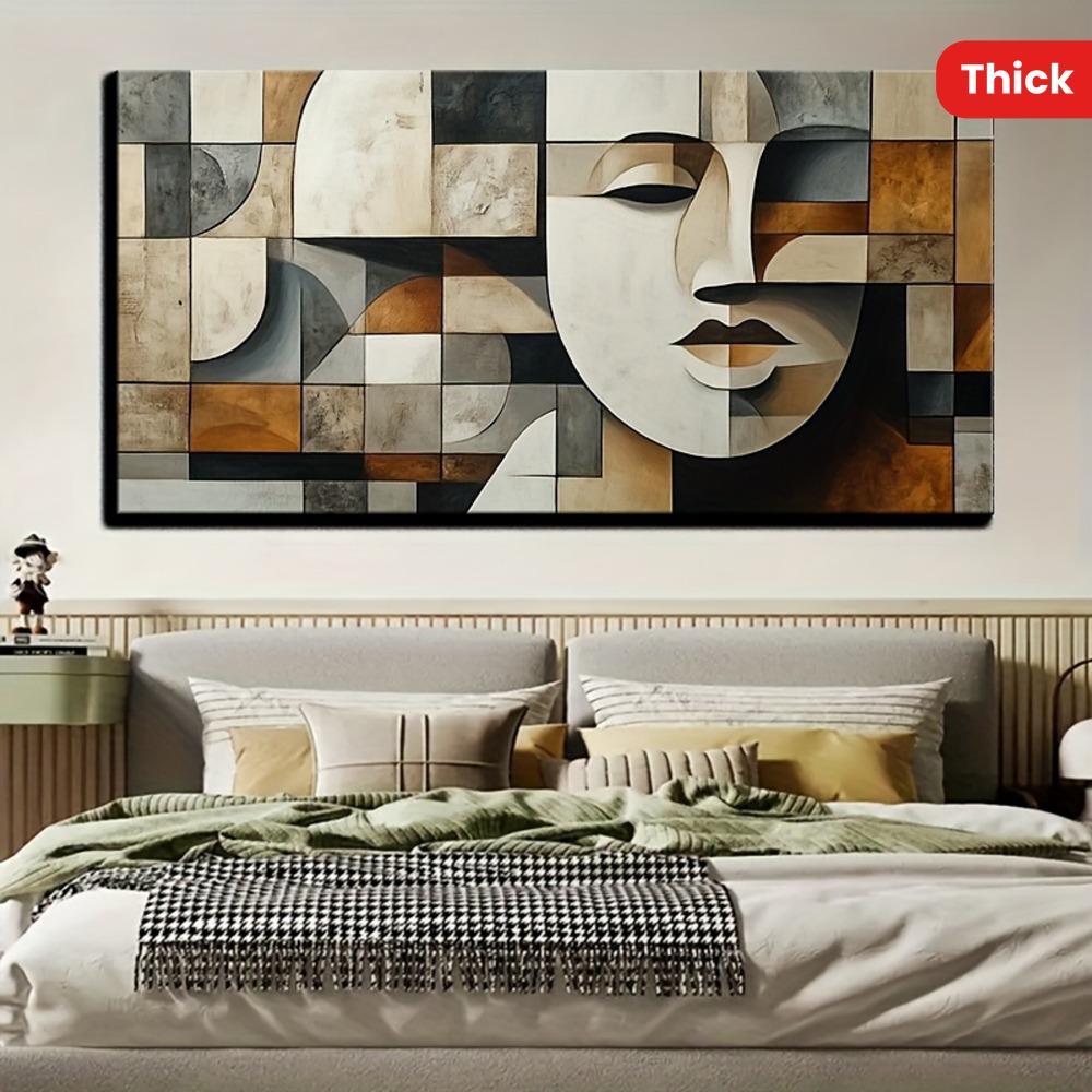 Hand-painted oil paintings in  - Geometric Wall Art のレビューと価格