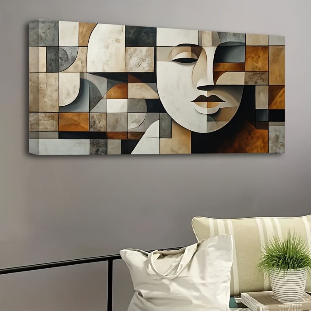 Hand-painted oil paintings in  - Geometric Wall Art のレビューと価格