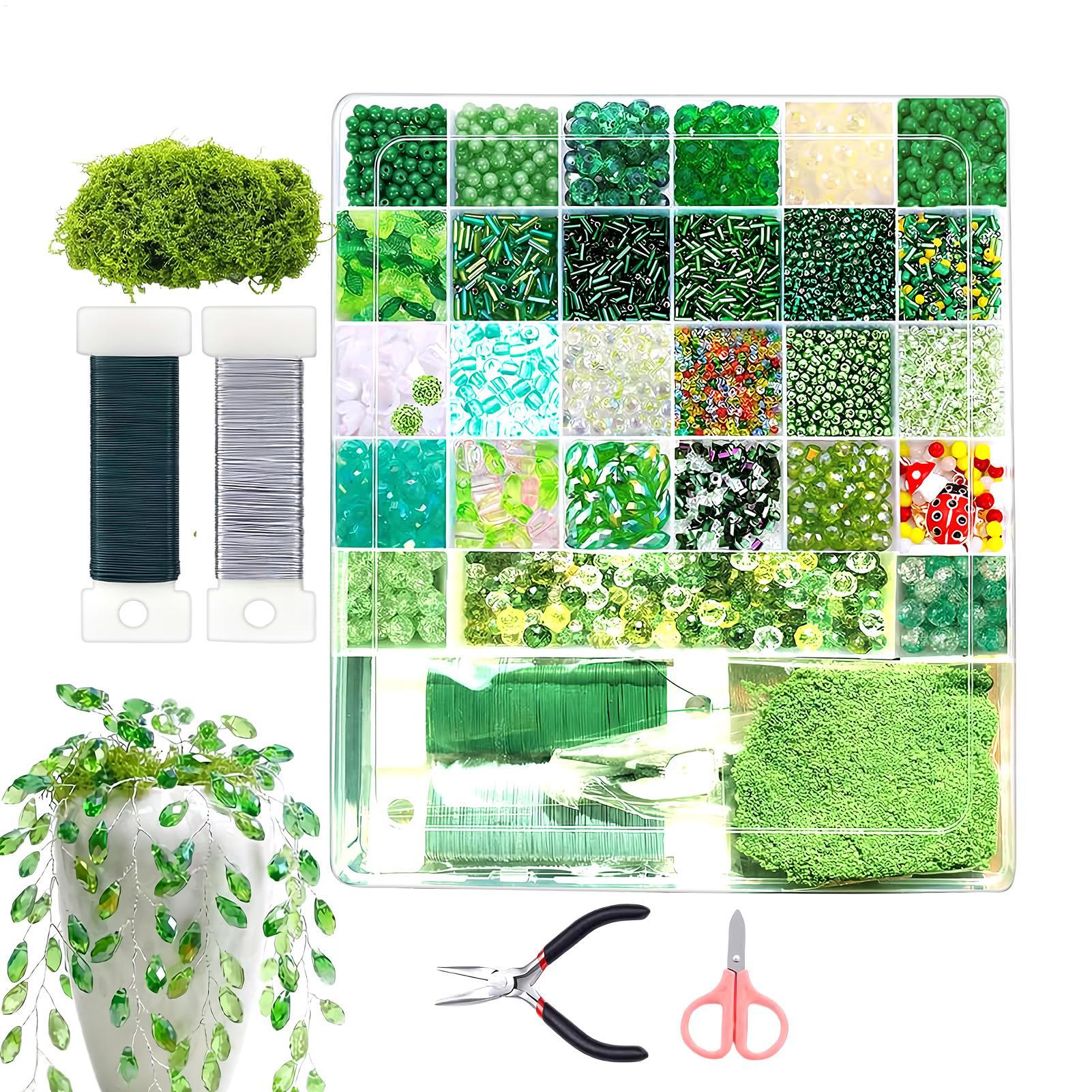 5500 Pcs Beaded Plant Kit Hand - Home Decor Usa のレビューと価格
