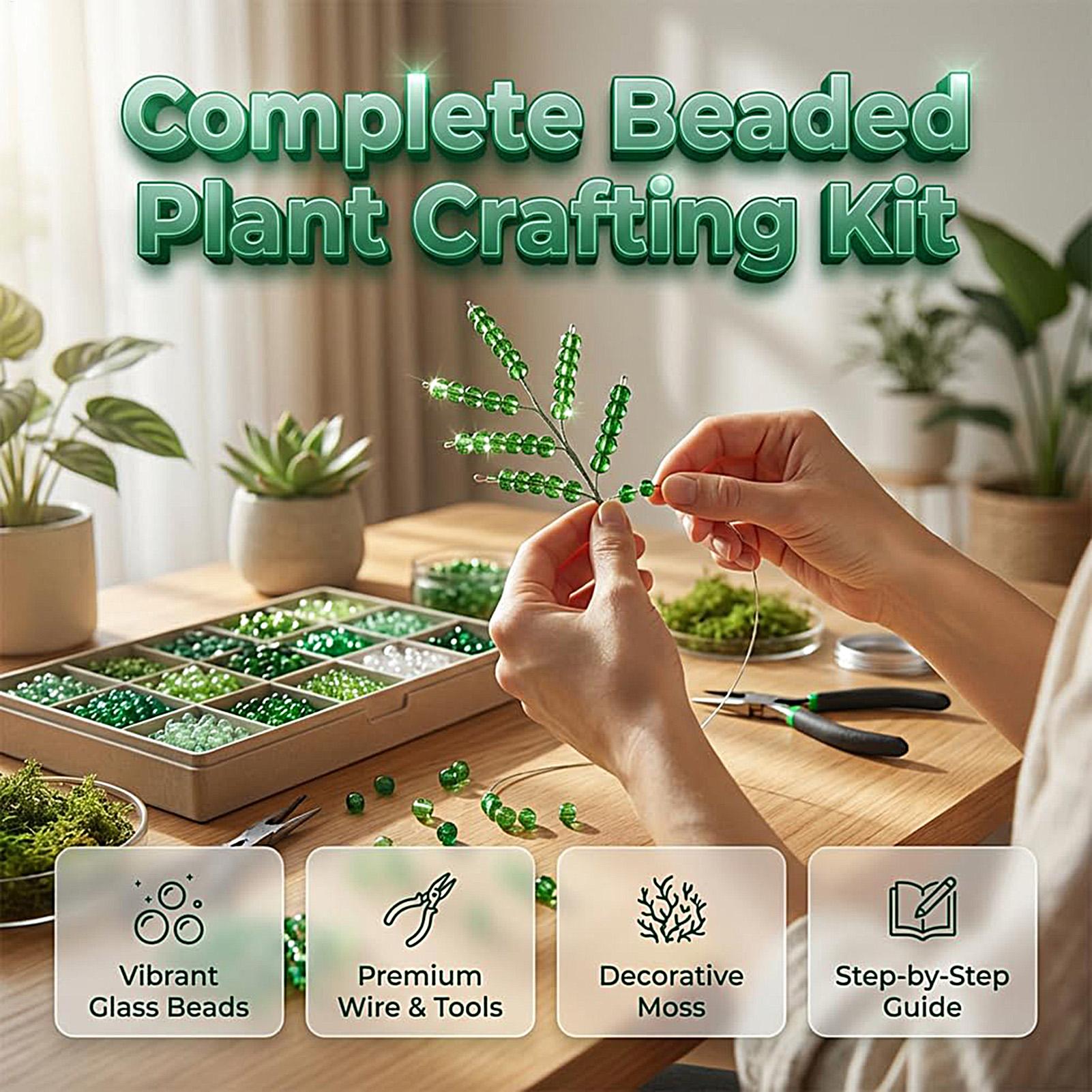 5500 Pcs Beaded Plant Kit Hand - Home Decor Usa のレビューと価格