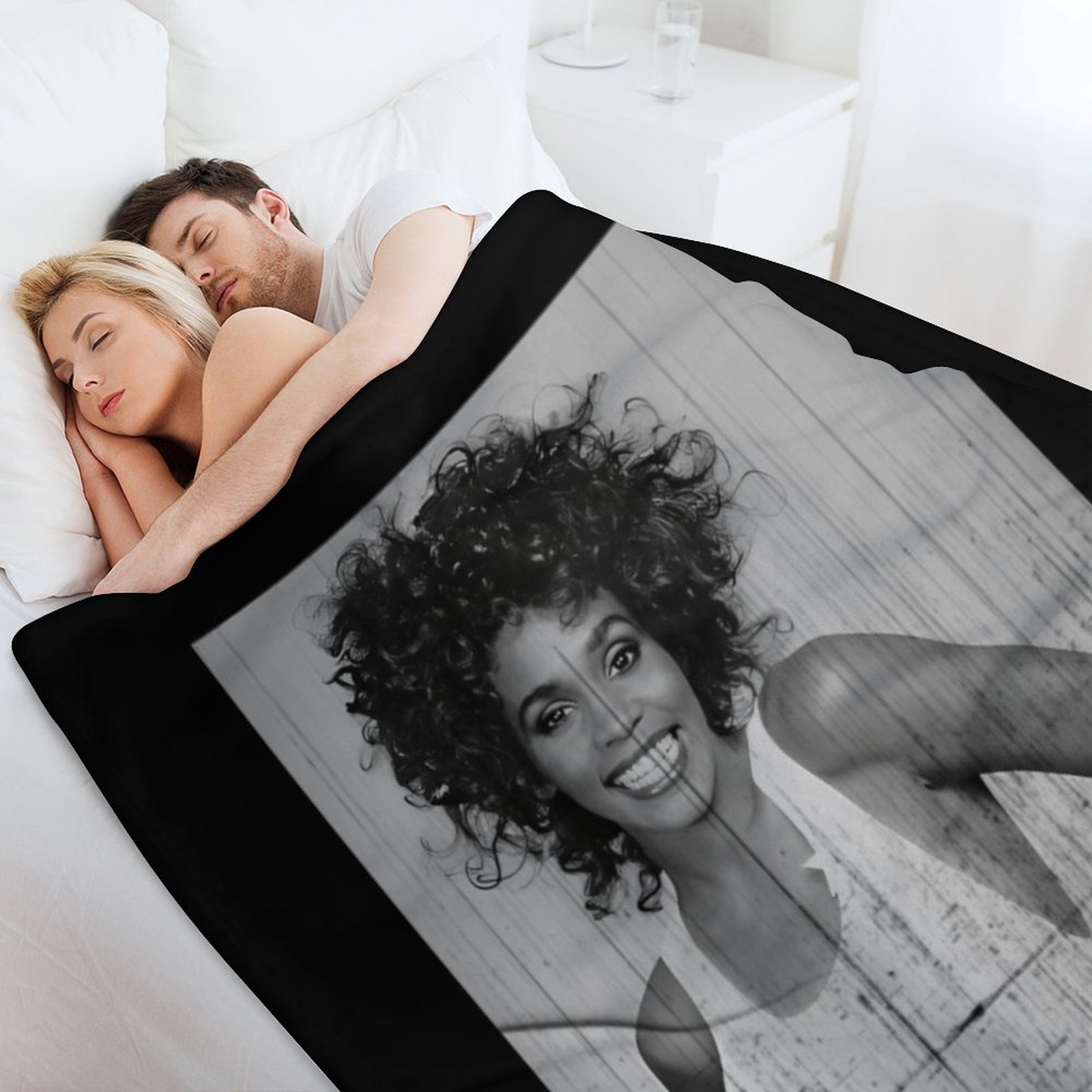 Whitney Houston Throw Blanket  - Home Decor Houston のレビューと価格