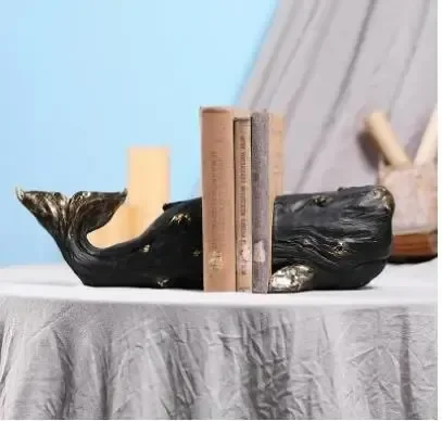 Gold Plated Whale Bookends Lib - Aesthetic Bookend のレビューと価格