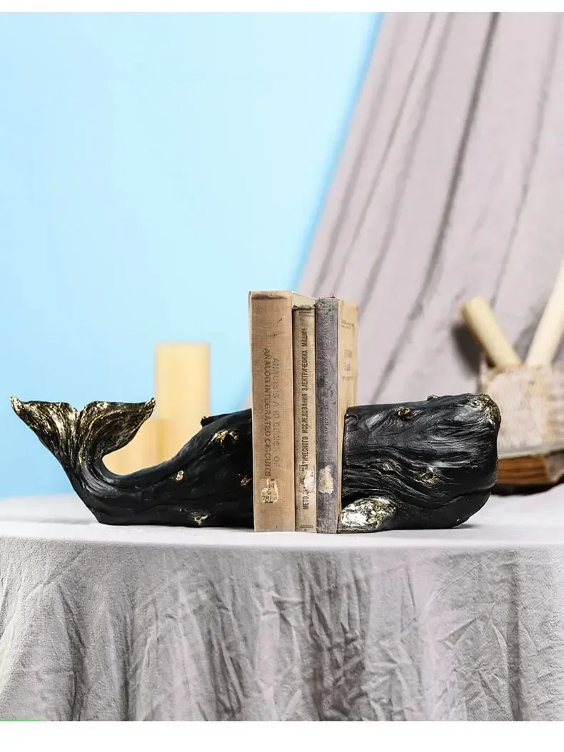 Gold Plated Whale Bookends Lib - Aesthetic Bookend のレビューと価格