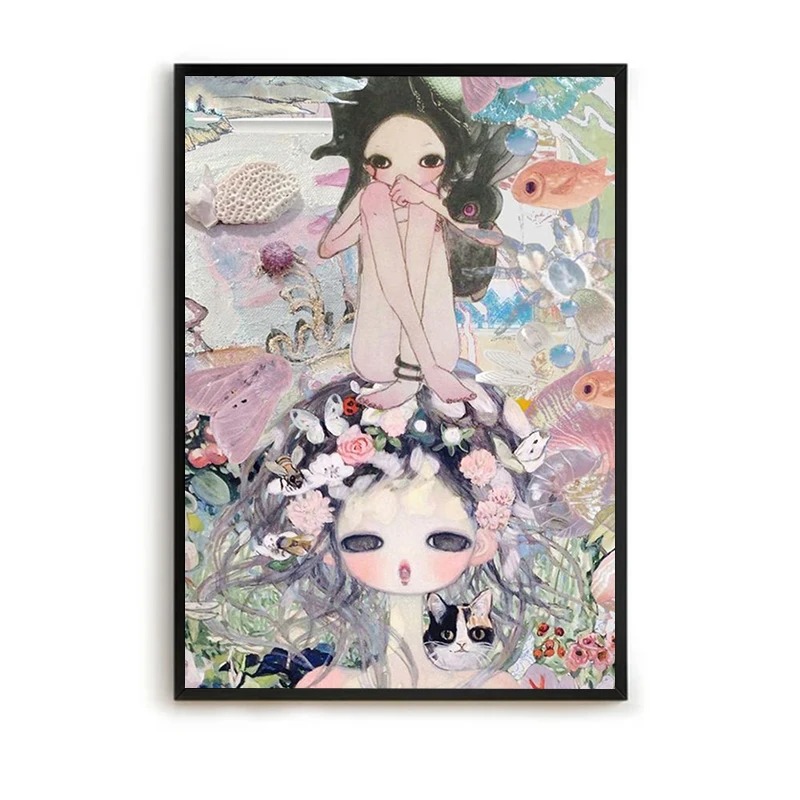 Aya Takano Decorative Prints W - Home Decor Aesthetic Pinterest のレビューと価格