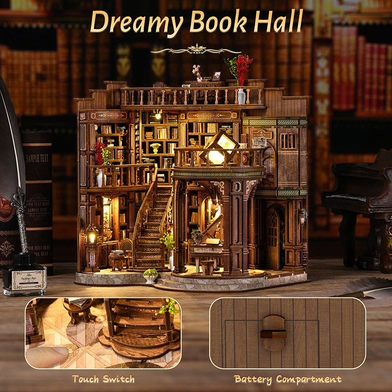 DIY Wooden Dreamy Book Hall Co - Home Decor Catalog のレビューと価格