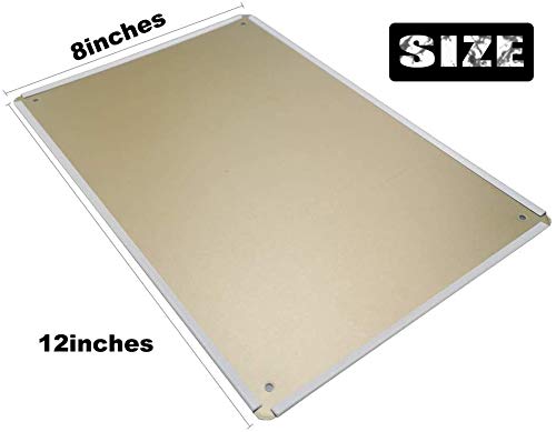 HOUVSSEN Metal Tin Sign, 8 x 1 - Germany Home Decor のレビューと価格